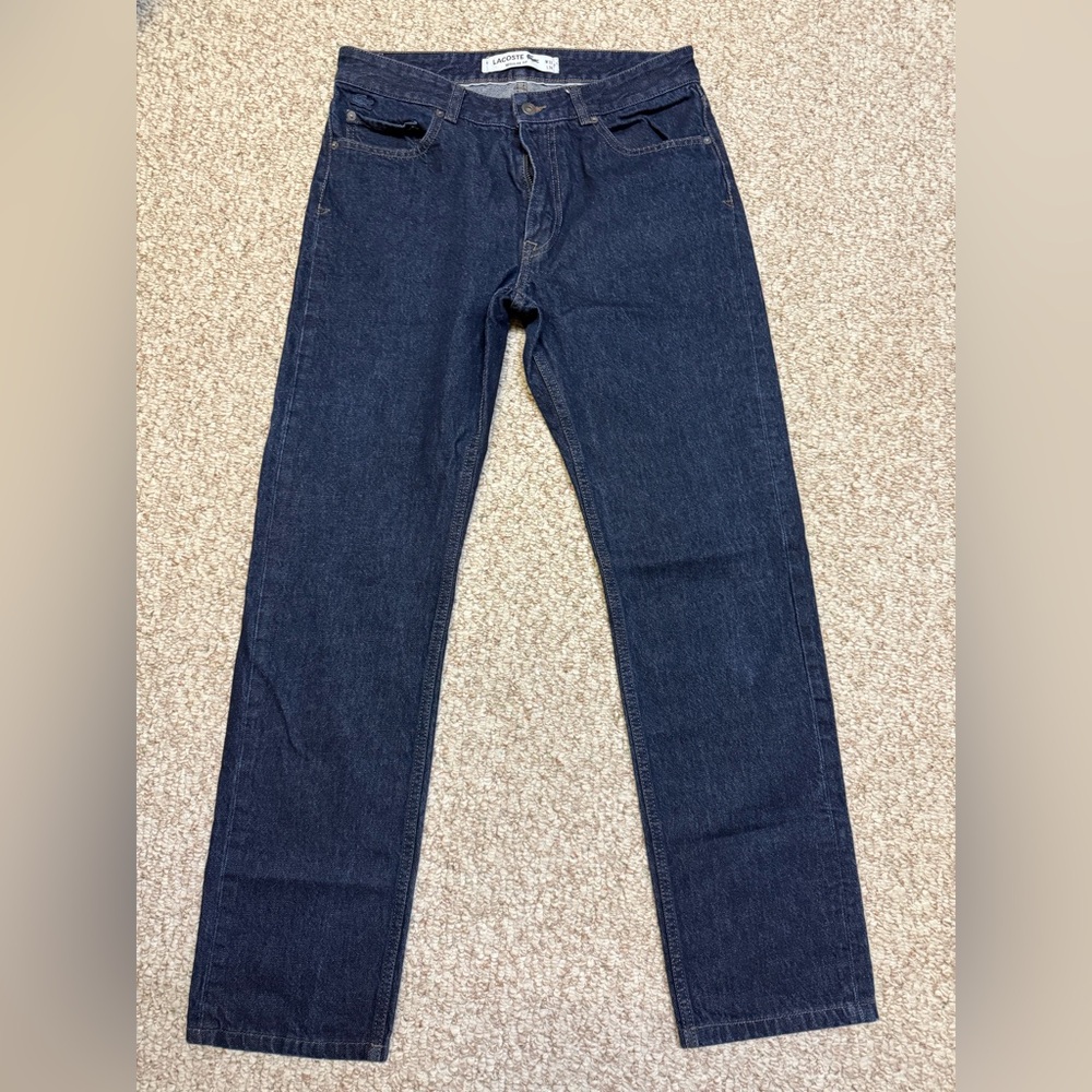 Lacoste Dark Blue Straight Jeans
